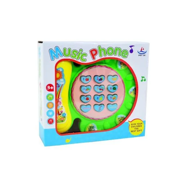 Telefono interactivo con sonido en caja 18x16.5x5.5 cm