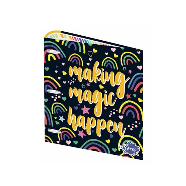 Of.carpeta escolar inkdrop cartone arco iris