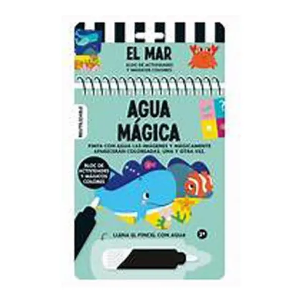Libro para pintar - agua mágica el mar