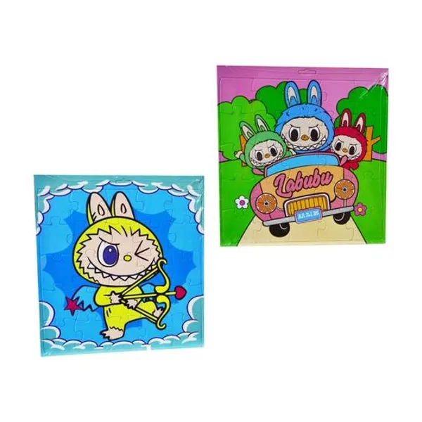 Puzzle labubu 25 piezas 28x28 cm x unidad modelos surtidos inkdrop