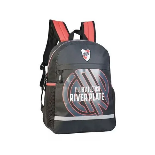 Mochila 17" espalda River Plate x unidad estampa surtida