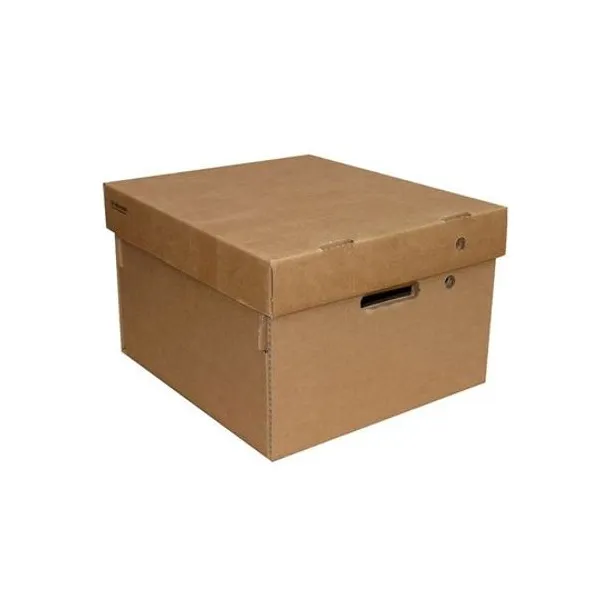 Caja de archivo kraft 40x36x26 cm gs microbox