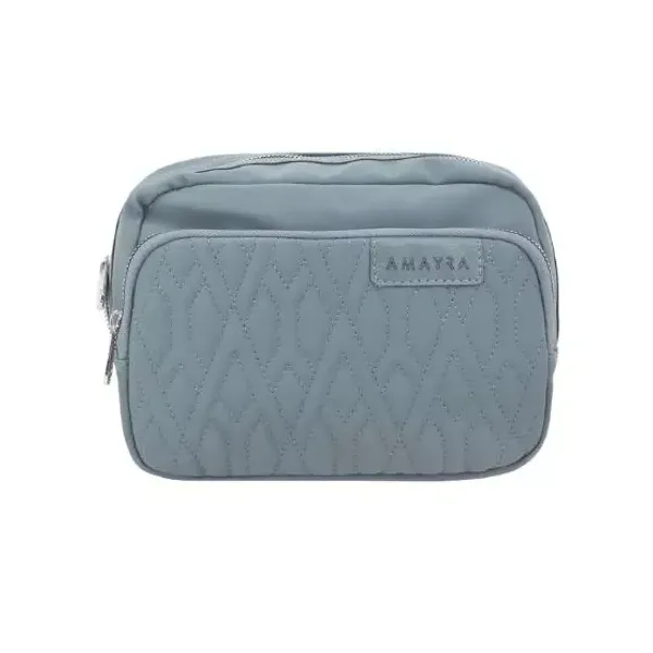 Portacosmeticos amayra gris celeste