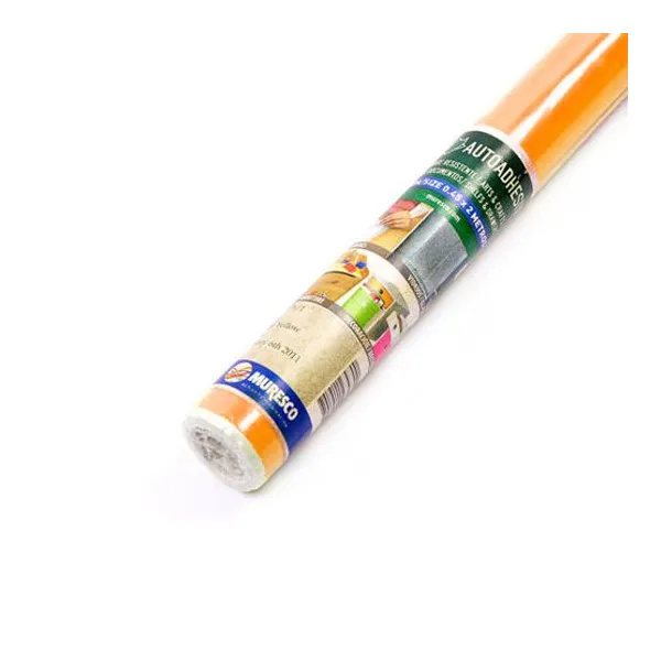 Rollo contac Muresco fluo naranja 0,45 x10 mts