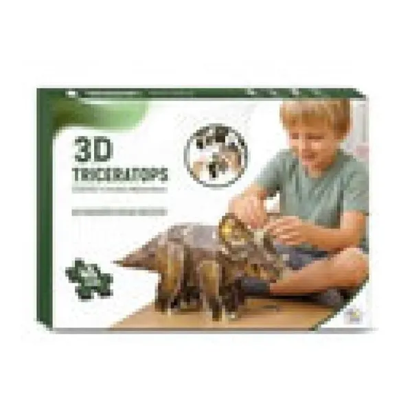 Rompecabezas 3d triceratops