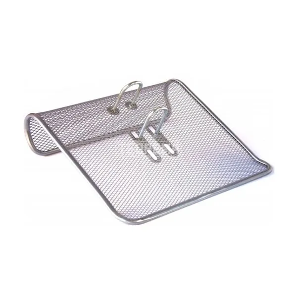 Base para taco calendario coxi enrejado metálico plata