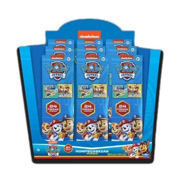 Paw Patrol rompecabeza 24 pcs, 4 tematicas surtidas