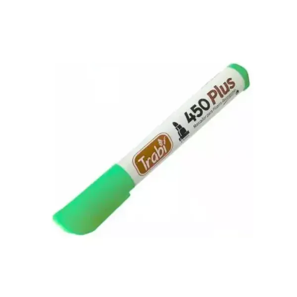 Marcador trabi 450 para pizarra cj.x 12 unid.verde claro recargable