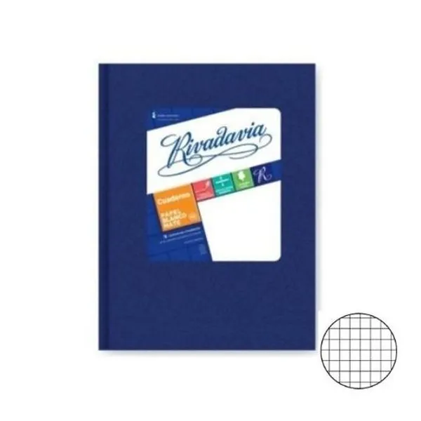 Cuaderno 16x21 cuadriculado t/d araña azul 98h riv