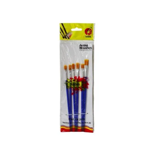 Pincel yusi artist brushes chato en blister x6