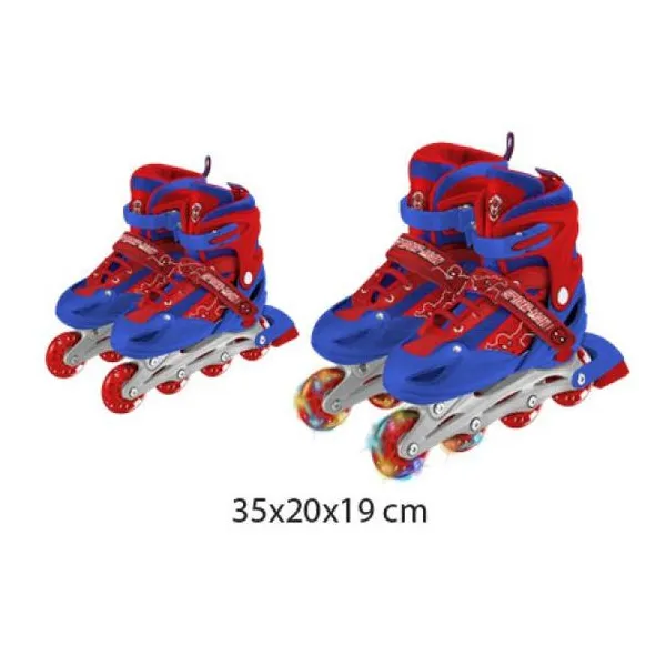 Roller Spiderman 3 en 1 con ruedas intercambiables y luces talle s: 30-33 talle