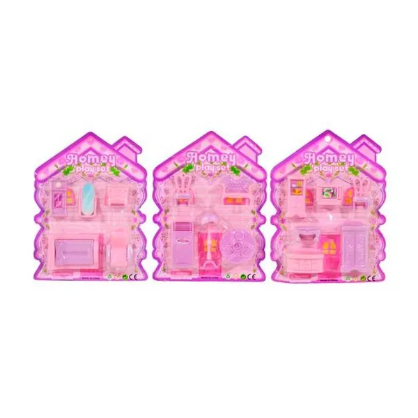 Set de muebles 5pzs blister 25x19 cm x1 modelos surtidos