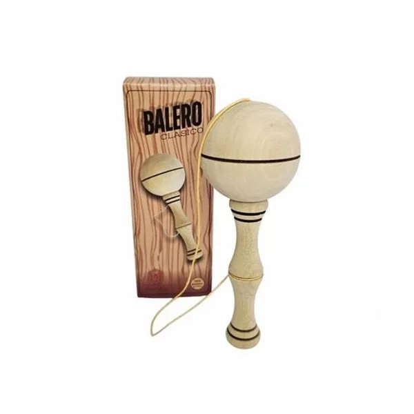 Balero de madera clásico 19 cm en caja maderplast