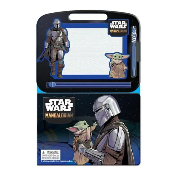 Libro de star wars mandaloriano con pizarra mágica 28 21 cm
