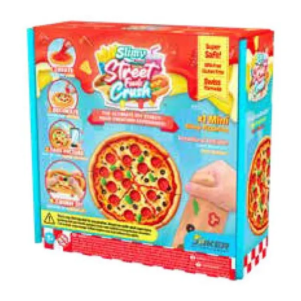 Slimy diy - comida callejera crea tu mini pizza