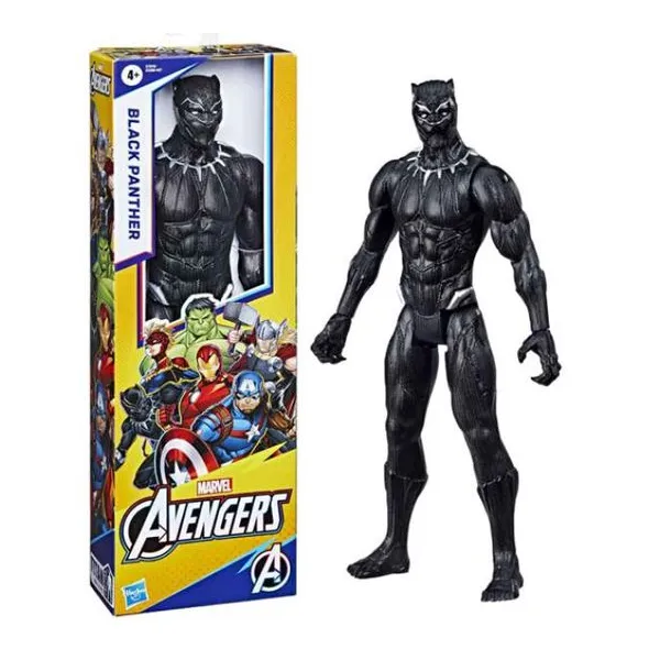 Hasbro Marvel Avengers - figura 29 cm articulado - titan hero series black panthe