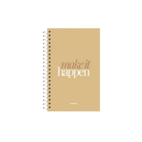 Libreta con espiral imaginer n.° 6 cristal caratula t/pvc 80 hjs.raya