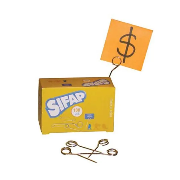 Alfileres Sifap portaprecios cj.x 100 unid.
