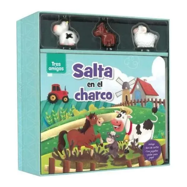 Tres amigos- salta el charco 19 17 cm