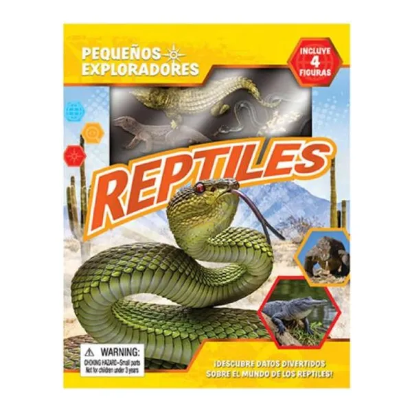 Pequeños exploradores: reptiles 25 20 cm