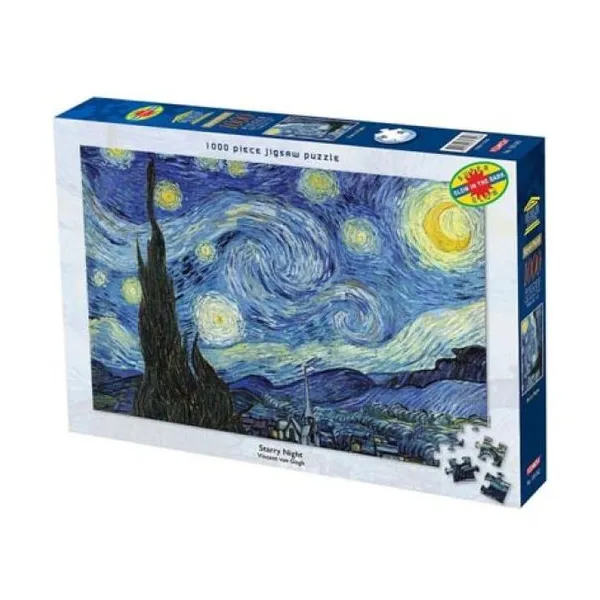 Puzzle 1000 pzas iluminado starry night van gogh (100-342)