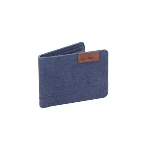 Billetera unicross simil jean pespunte