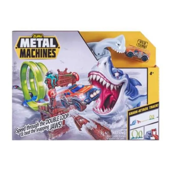 Metal machines playset shark