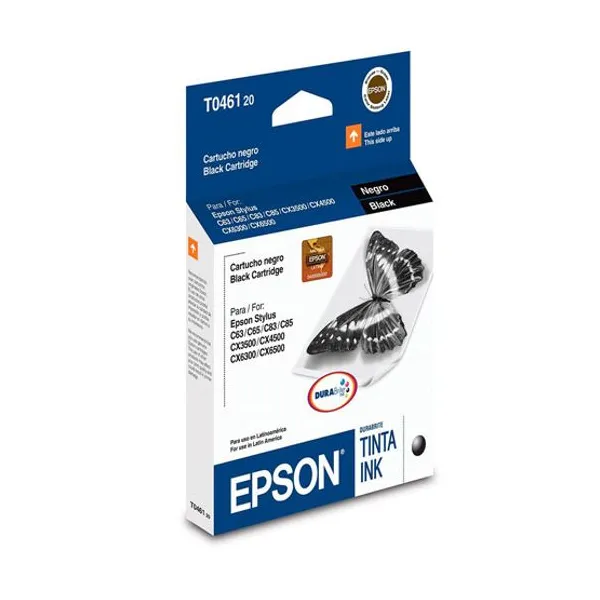 Cartucho Epson orig.t046120 negro c63/65/c83/5