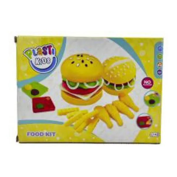 Set de masas para modelar food kit 24 18 cm