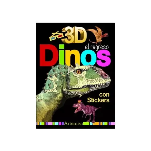 Libro artemisa col.libros 3d - dinosaurios el regreso tapa negra