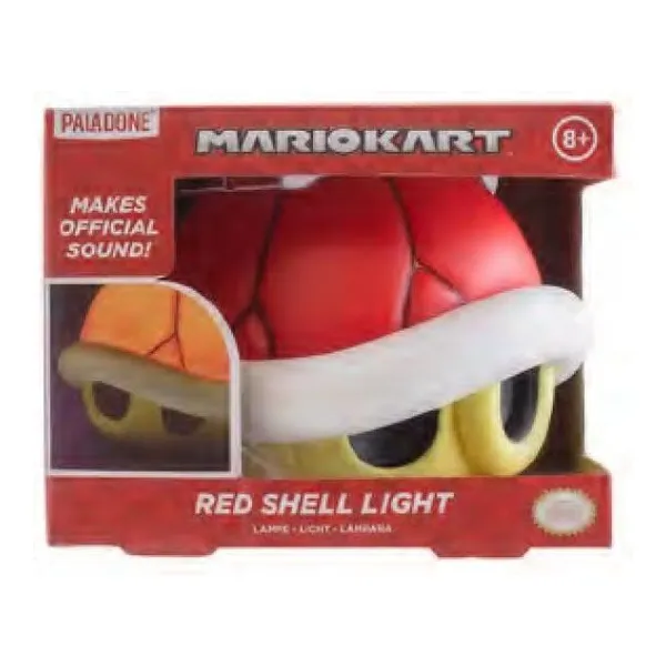 Super mario red shell light - luz de led con forma de caracol