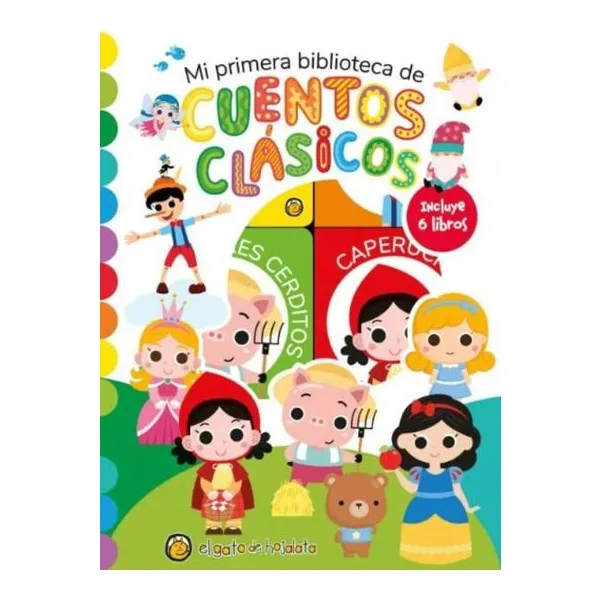 Mi primera biblioteca de cuentos clasicos- incluye 6 libros
