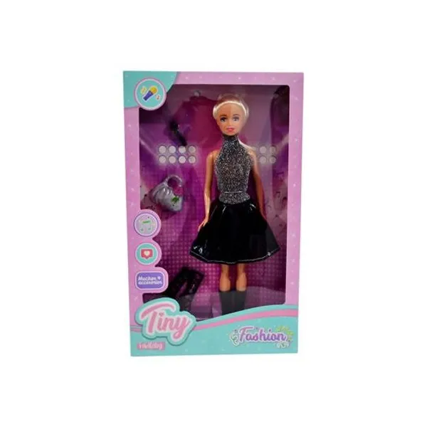 Muñeca Tiny night con accesorios en caja 20x33x4 cm