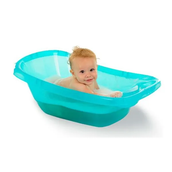 Bañadera plástica azul traslucido - 25 litros