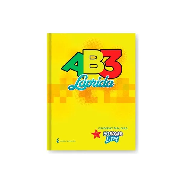 Cuaderno tapa dura Laprida ab3 19x23,5 x50hs.liso