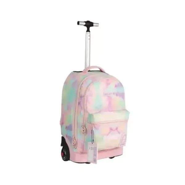 Mochila con carro 18,5" Mooving trolley pastel