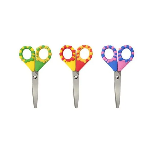 Tijera escolar 13.1 cm x unidad colores surtidos