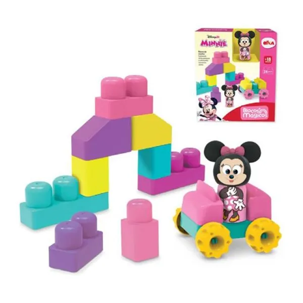 Bloques mágicos minnie. set de bloques de construcción