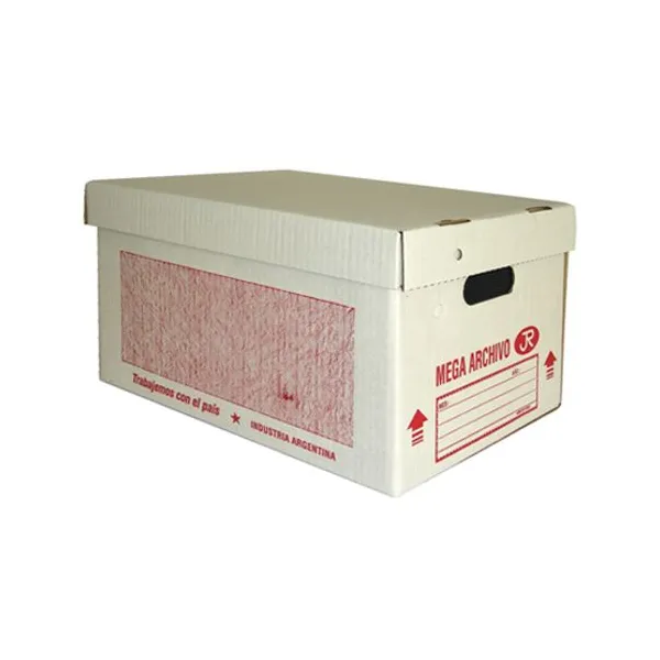 Caja archivo jr.mega ref.n.° 2 cartón blanca