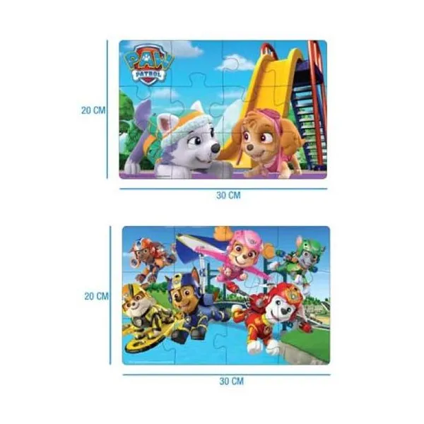 Paw Patrol rompecabeza 12 pcs 2 surtidos