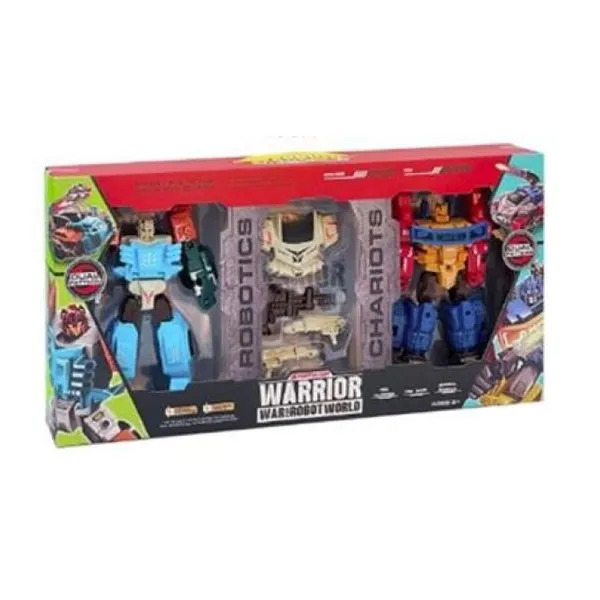 Mega combinacion de robots transformers 48 x24 x7 cm