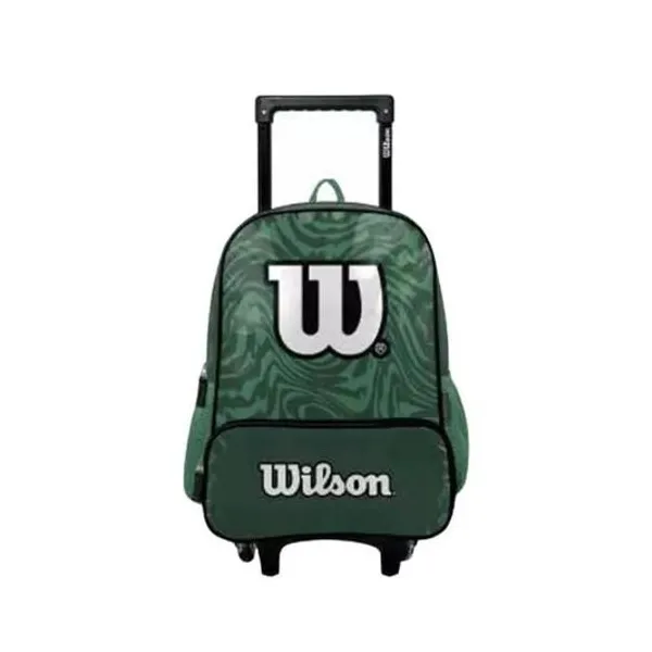 Mochila 17" con carro verde wilson