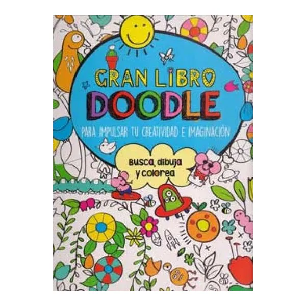 Gran libro doodle - azul -