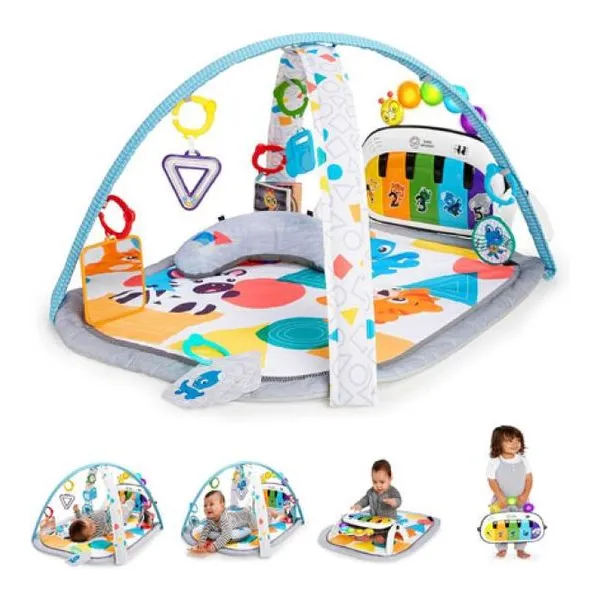Baby eintein gimnasio 4 en 1 con sonido,piano, y actividades desmontable