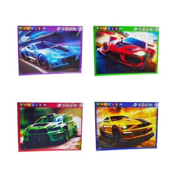 Puzzle cars 48 piezas 29x22 cm x unidad modelos surtidos inkdrop