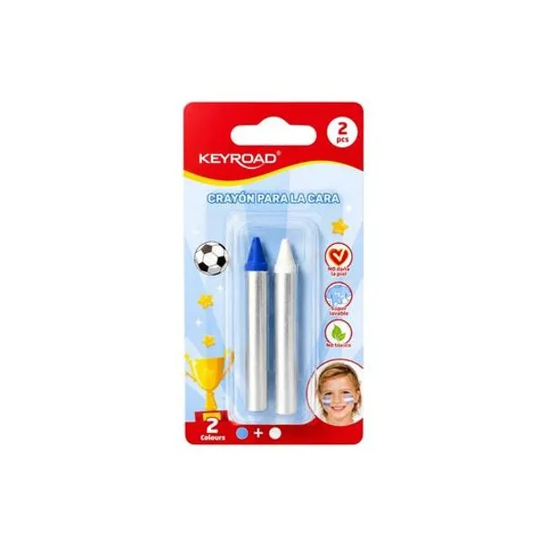 Crayón pintura para la cara argentina x2 Keyroad