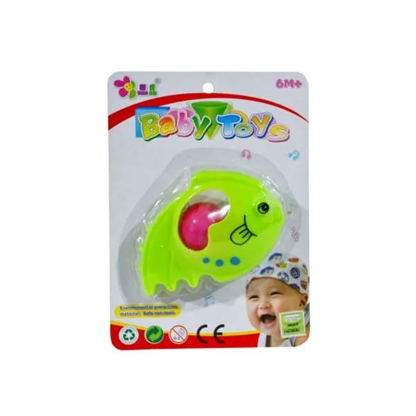 Sonajero pez en blister 15x20.5 cm