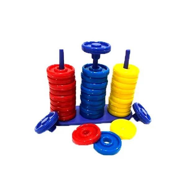 Abaco playstik 3 ejes- 30 fichas de plástico