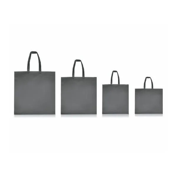 Bolsa friselina con manija color 30x30x10 cm