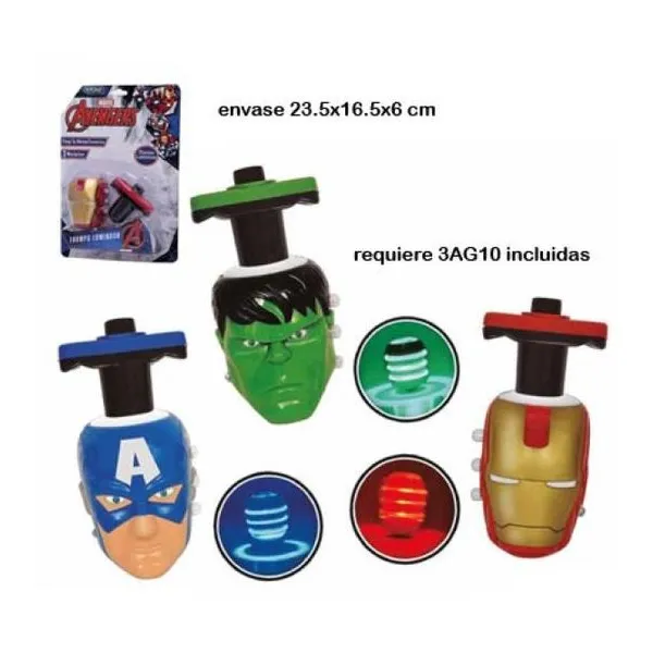 Avengers trompo luminoso b/o